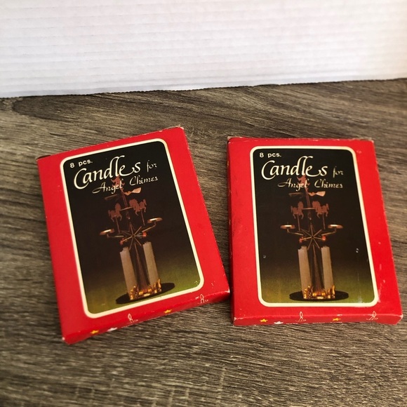 Vtg NOS Miniature Holiday Candles - Picture 2 of 7